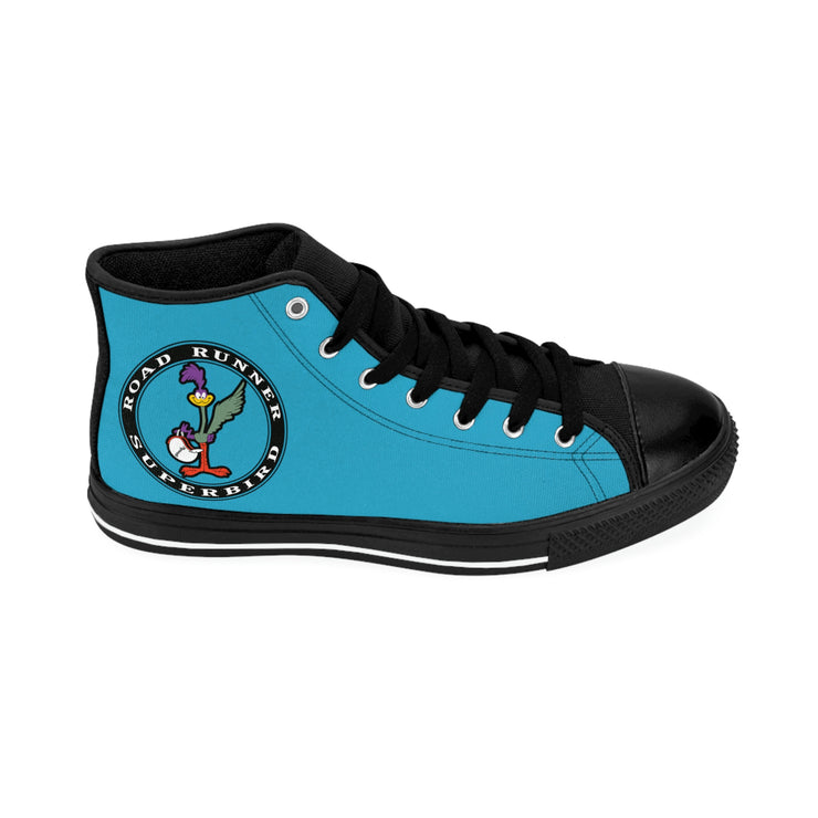 Superbird Road Runner Tribute Men's Classic Sneakers Turquoise/Black