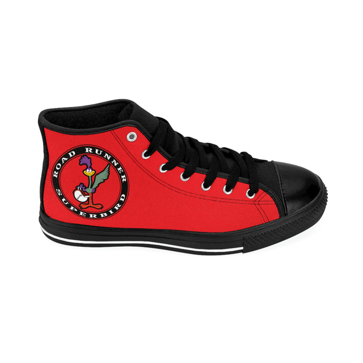 Super bird Road Runner Tribute Women's Classic Sneakers Red/Black