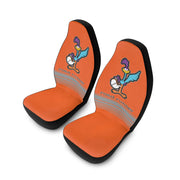 77 Plymouth Roadrunner Tribute Polyester Car Seat Covers Orange