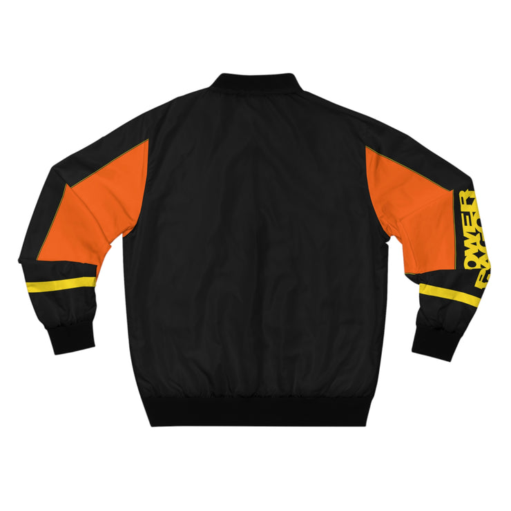 Power Wagon Truck Tribute Jacket Men's AOP Bomber Jacket  black/yellow/orange