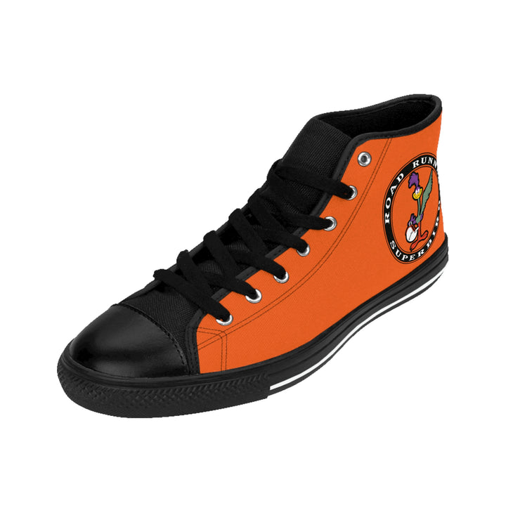 Superbird Road Runner Tribute Men's Classic Sneakers Orange/Black