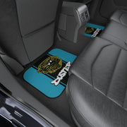 Vintage Style Plymouth Duster Tribute Car Floor Mats (Set of 4)  turquoise /black