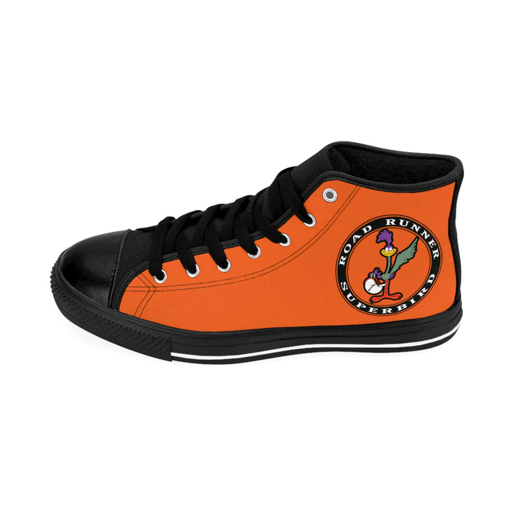 Superbird Road Runner Tribute Men's Classic Sneakers Orange/Black