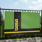 Power Wagon Garage Shop Banner Tribute Matte Banner green/black