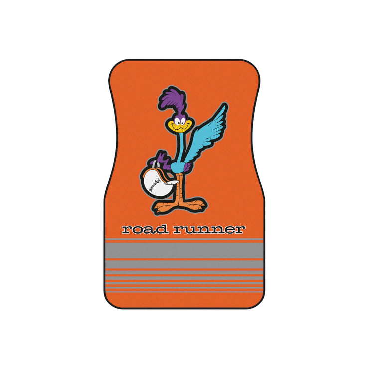 77 Plymouth Roadrunner Tribute Car Floor Mats (Set of 4) Orange