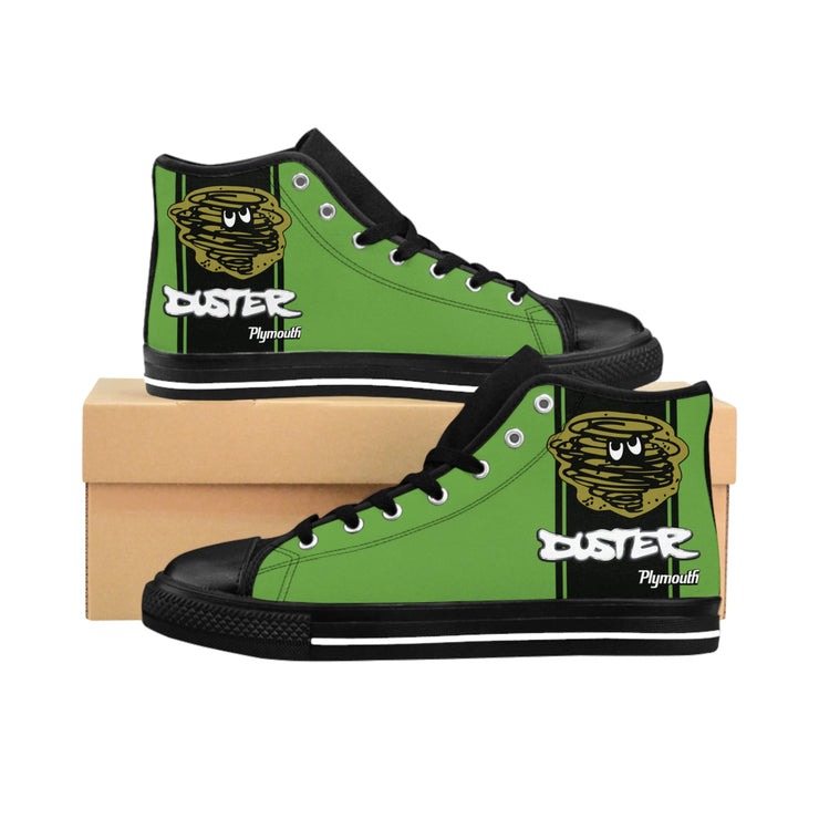 Sassy Grass Green Plymouth Duster Tribute Men's Classic Sneakers