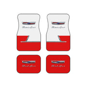 55 1955 Chevy Belair Tribute Car Floor Mats (Set of 4) Red