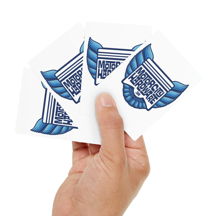 MCH Piston Firebird Poker Cards blue/white