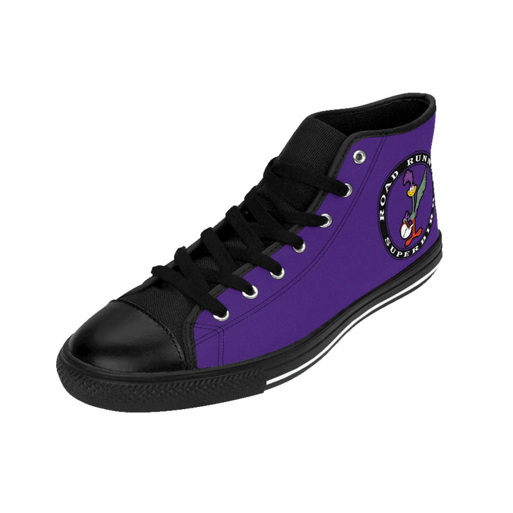 Superbird Road Runner Tribute Men's Classic Sneakers Purple/Black