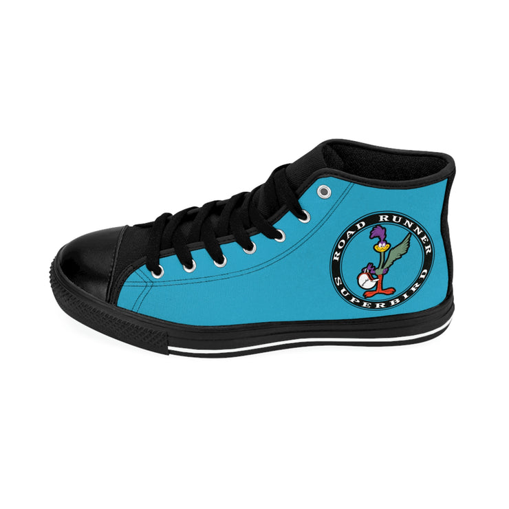 Superbird Road Runner Tribute Men's Classic Sneakers Turquoise/Black