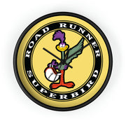 Road Runner Superbird Wall clock yellow/black