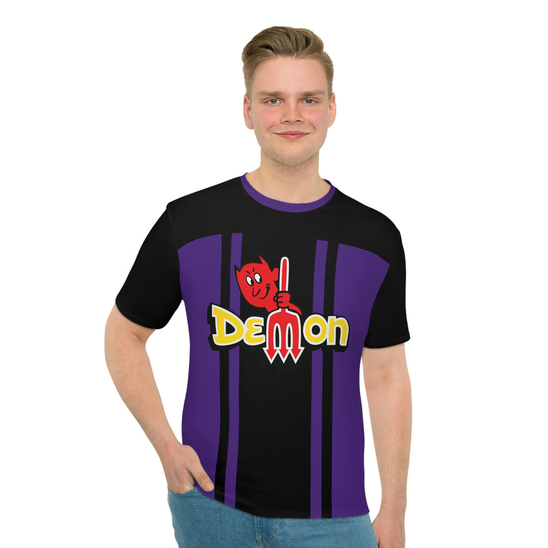 Demon Men's Loose T-shirt purple/black – MotorCityHardware