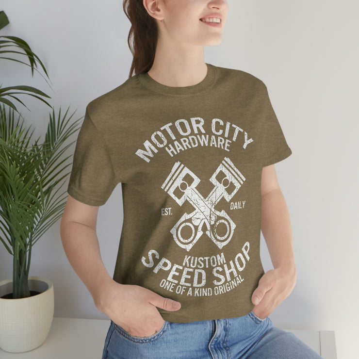 Motor City Speed Shop Unisex Jersey Short Sleeve Tee T Shirt