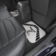 1971 1972 Plymouth Roadrunner Tribute Car Floor Mats (Set of 4) White/Black