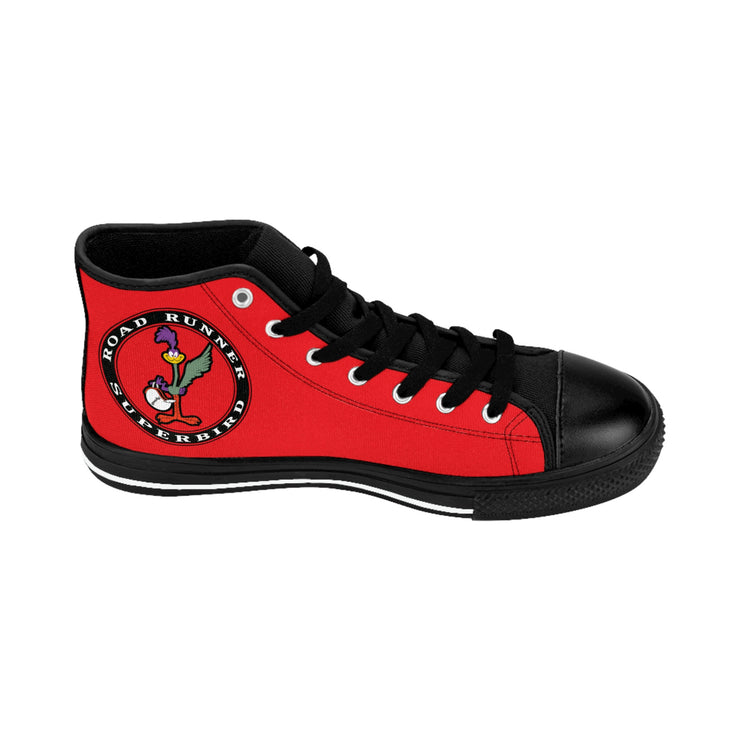 Super bird Road Runner Tribute Women's Classic Sneakers Red/Black