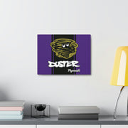 Vintage Style Plymouth Duster Stretched Canvas Wall Art Purple/Black