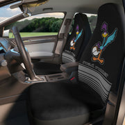 77 Plymouth Roadrunner Tribute Polyester Car Seat Covers Black