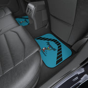 1971 1972 Plymouth Roadrunner Tribute Car Floor Mats (Set of 4) Turquoise/Black