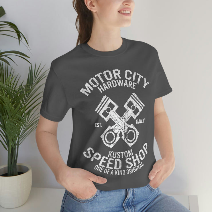 Motor City Speed Shop Unisex Jersey Short Sleeve Tee T Shirt