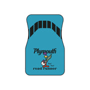 1971 1972 Plymouth Roadrunner Tribute Car Floor Mats (Set of 4) Turquoise/Black