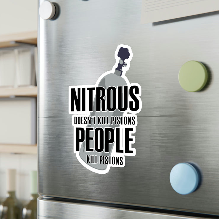 Nitrous Doesn't kill tool box Kiss-Cut Vinyl Decals