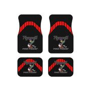 1971 1972 Plymouth Roadrunner Tribute Car Floor Mats (Set of 4) Red/Black