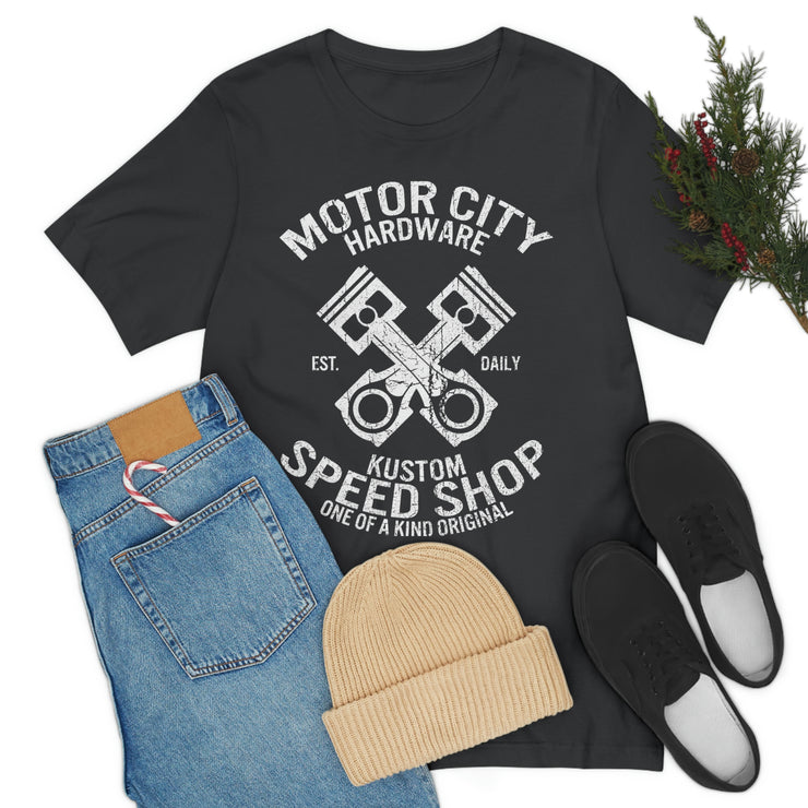 Motor City Speed Shop Unisex Jersey Short Sleeve Tee T Shirt