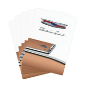 56 1956 Chevy Bel Air Tribute Poker Cards copper/white