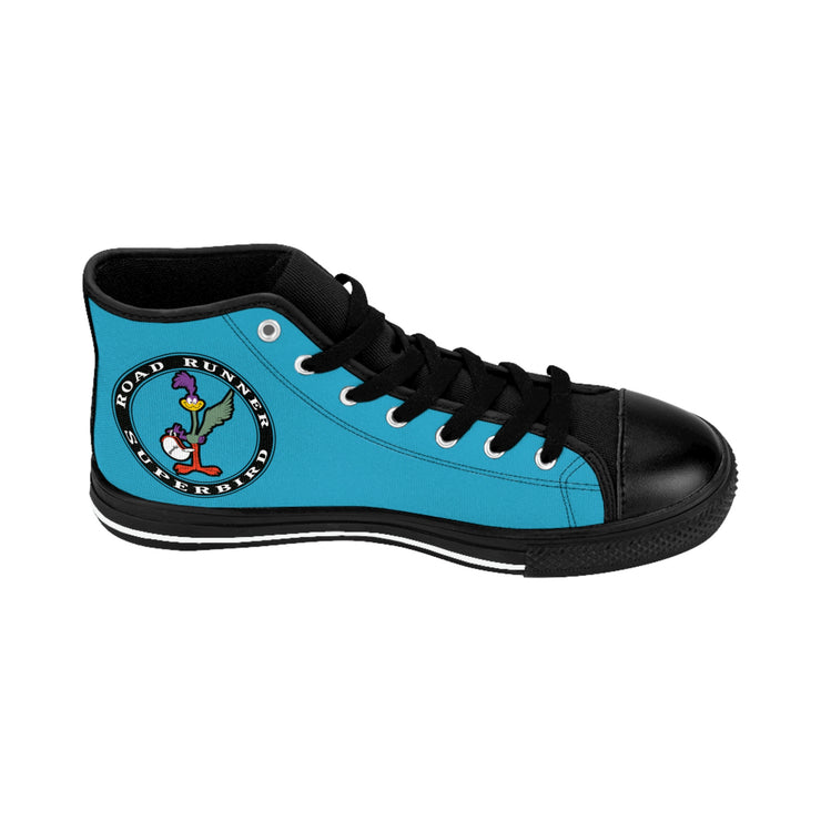 Superbird Road Runner Tribute Men's Classic Sneakers Turquoise/Black