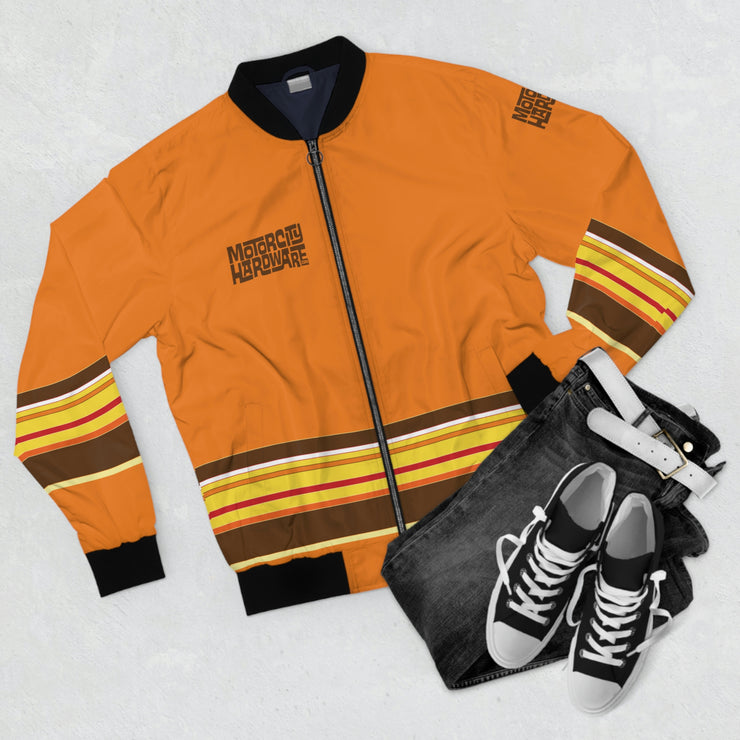 Motor City Hardware Vintage Style 70's Custom Van Stripe Men's AOP Bomber Jacket