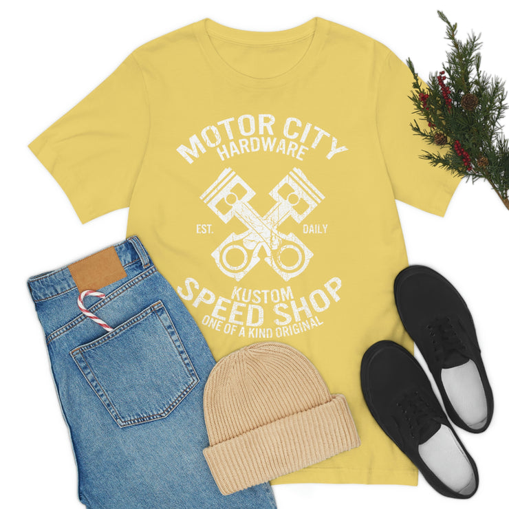 Motor City Speed Shop Unisex Jersey Short Sleeve Tee T Shirt