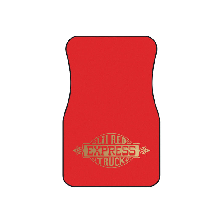 Lil Red Express Tribute Car Floor Mats (2x Front) red
