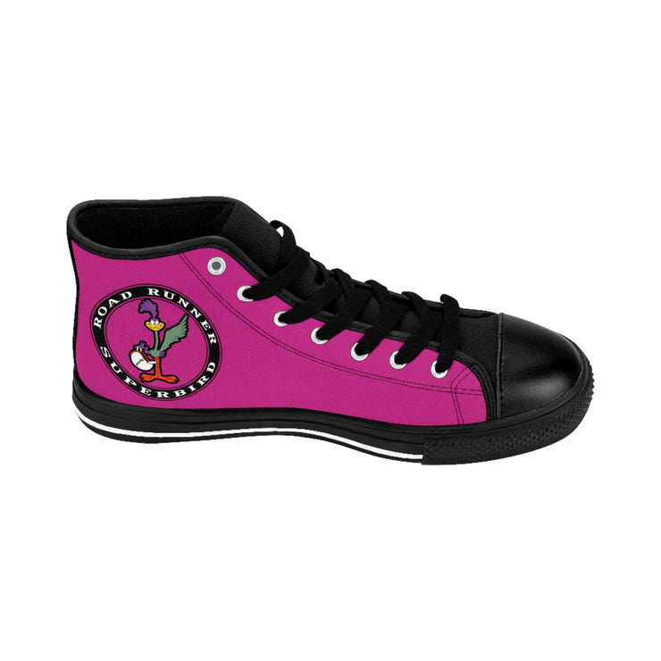 Superbird Road Runner Tribute Men's Classic Sneakers Pink/Black