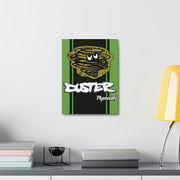 Vintage Style Plymouth Duster Stretched Canvas Wall Art green/black