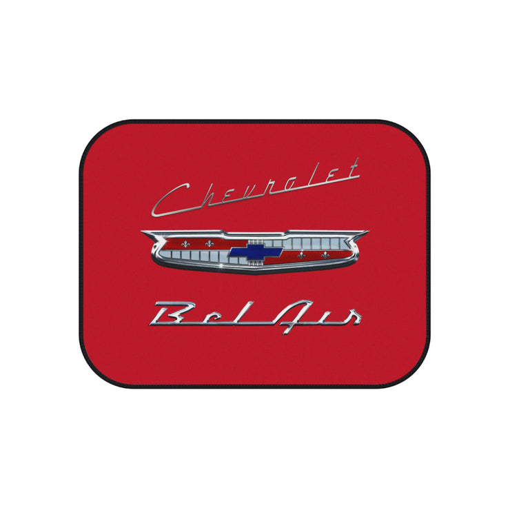 57 1957 Chevy Bel Air Tribute Car Floor Mats (Set of 4) red