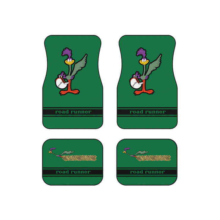 Plymouth Roadrunner Tribute Car Floor Mats (Set of 4) Dark Green