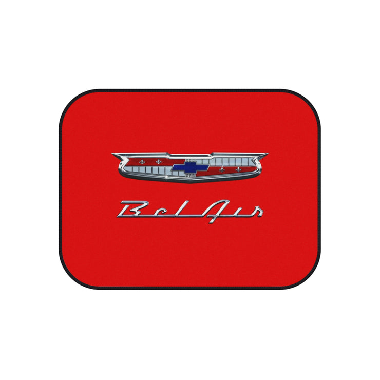 55 1955 Chevy Belair Tribute Car Floor Mats (Set of 4) Red