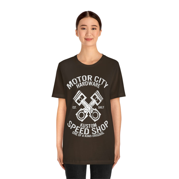 Motor City Speed Shop Unisex Jersey Short Sleeve Tee T Shirt