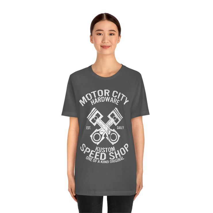 Motor City Speed Shop Unisex Jersey Short Sleeve Tee T Shirt