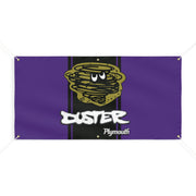 Plymouth Duster Garage Shop Banner Tribute Matte Banner purple/black