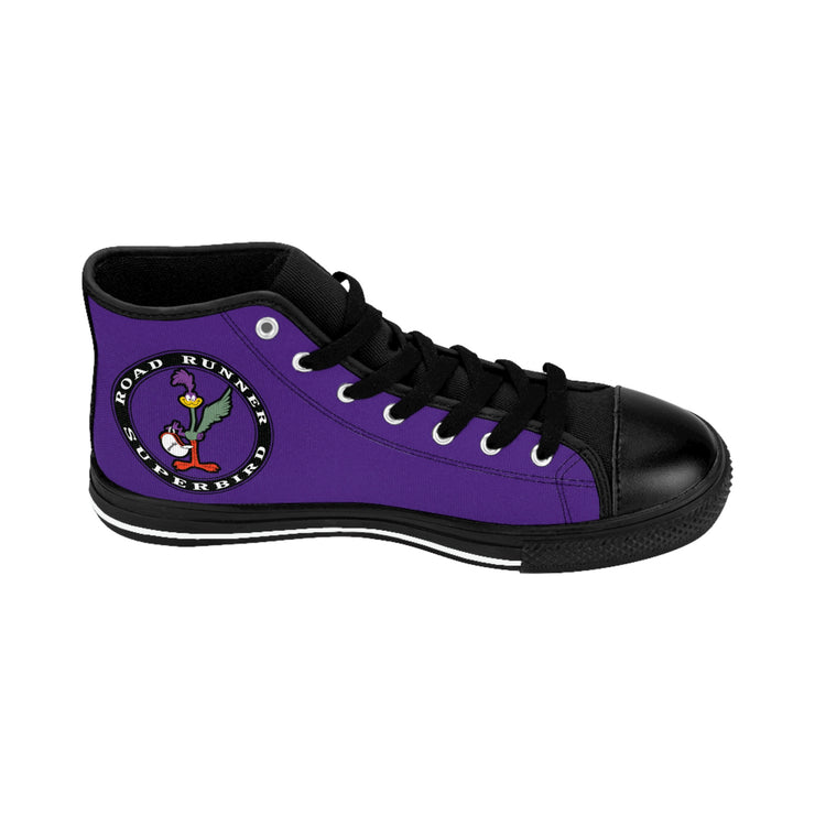 Superbird Road Runner Tribute Men's Classic Sneakers Purple/Black