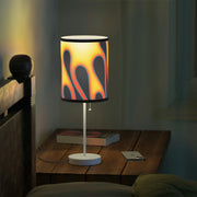 Classic Hot Rod Flame Pinstripe  Lamp on a Stand, US|CA plug