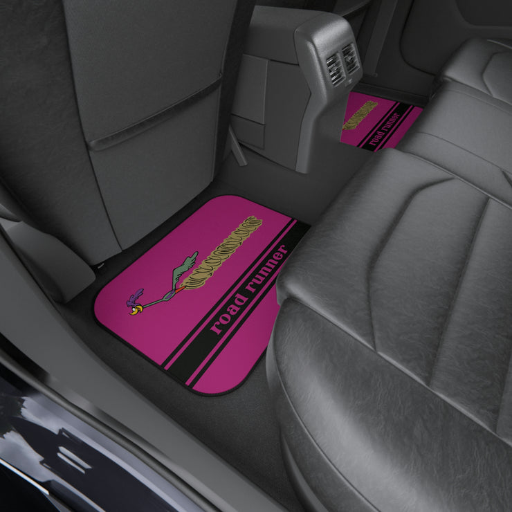 Plymouth Roadrunner Tribute Car Floor Mats (Set of 4) Panther Pink