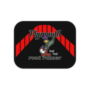 1971 1972 Plymouth Roadrunner Tribute Car Floor Mats (Set of 4) Red/Black