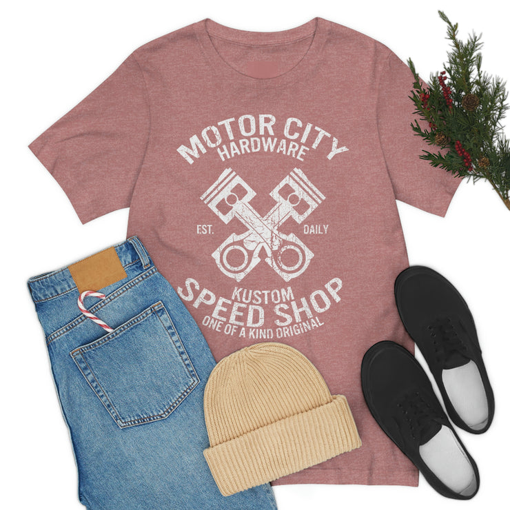 Motor City Speed Shop Unisex Jersey Short Sleeve Tee T Shirt