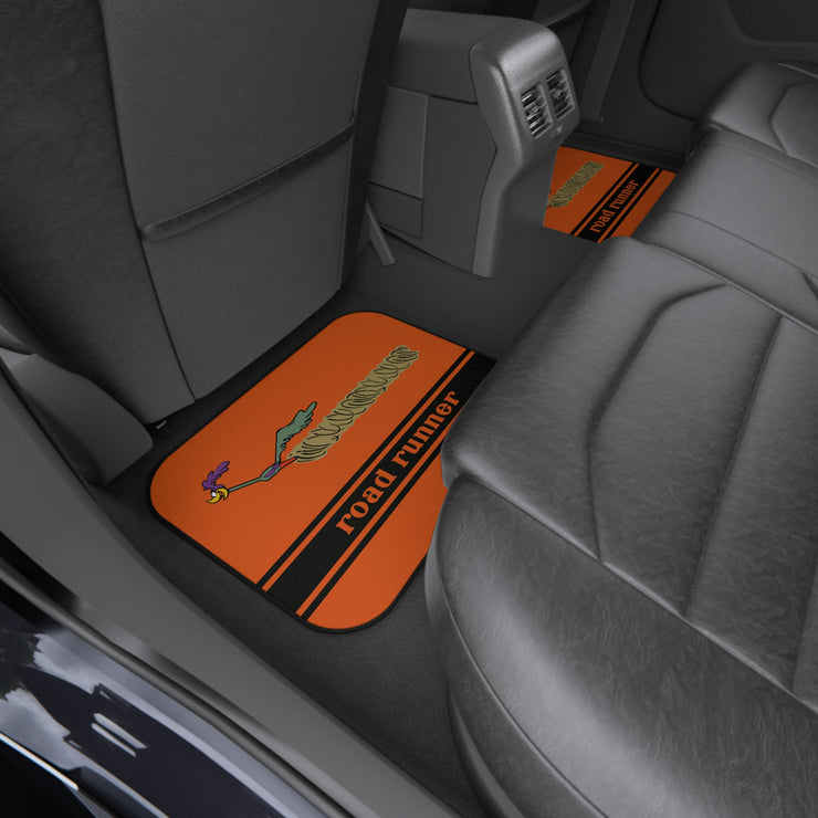 Plymouth Roadrunner Tribute Car Floor Mats (Set of 4) Orange