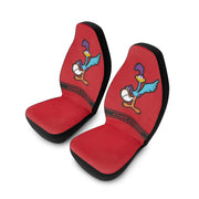 Plymouth Roadrunner Tribute Polyester Car Seat Covers Red/Black