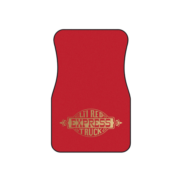 Lil Red Express Tribute Car Floor Mats (2x Front) dark red