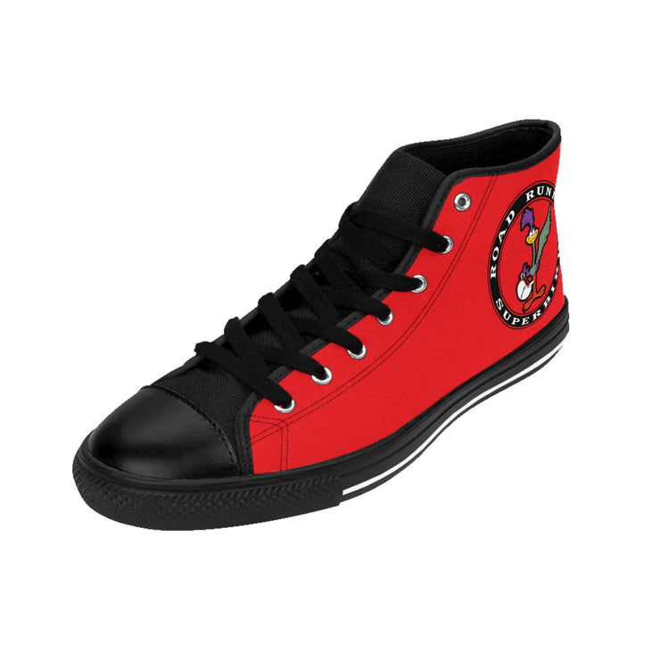 Super bird Road Runner Tribute Women's Classic Sneakers Red/Black