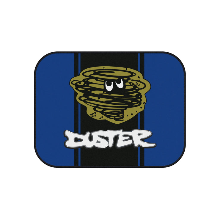 Vintage Style Plymouth Duster tribute Car Floor Mats (Set of 4)  blue /black